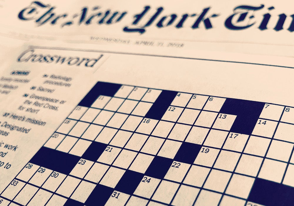 A (Brief) History Of The New York Times Crossword Puzzle